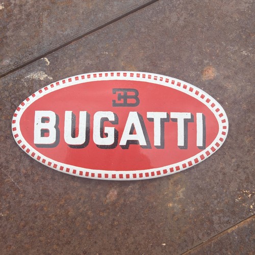 Vintage bugatti enamel - bugatti,