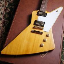 [Epiphone] 1958 Korina Explorer Aged Natural Electric Guitar Used From Japan