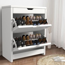 Heavy duty white drawer - 2-drawer, shoe