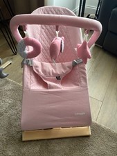 Puggle pink baby bouncer/baby