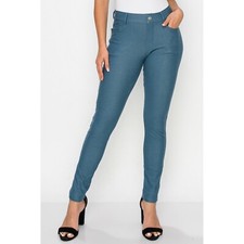 Women's 5 Pocket Color Jeggings Stretchy Pants Jeans Leggings Plus Size Included