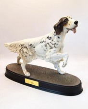 Beswick Large English Setter. With separate mount
