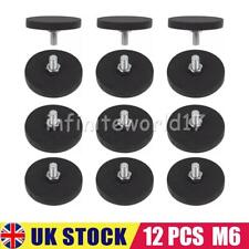 12pcs Rubber Coated Magnet M6