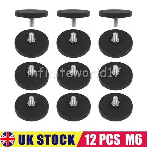 12pcs rubber coated magnet - rubber,