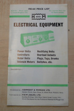 Vintage Model Railway Price List - H&M Electrical Equipment 1963-1964