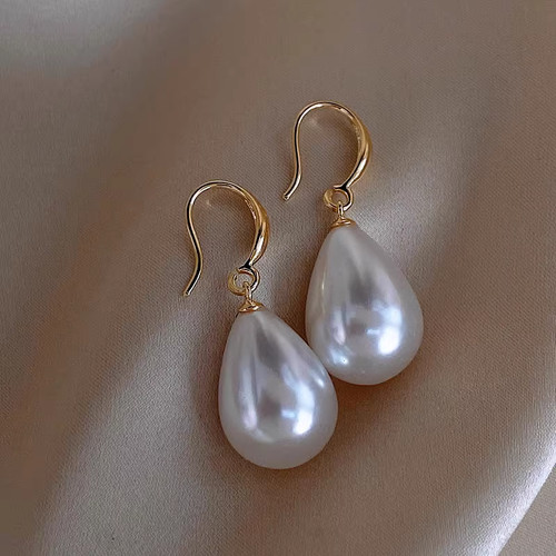 925 sterling silver pearl drop - pearl,