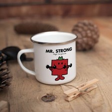 Mr Men Enamel Mug Mr Strong
