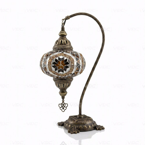 Amber turkish mosaic table - mosaic,