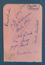 Raith Rovers/ Berwick Rangers Autographs 1950's Archibald, Stewart , Hogg ++