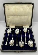 Antique Set Of Six Solid