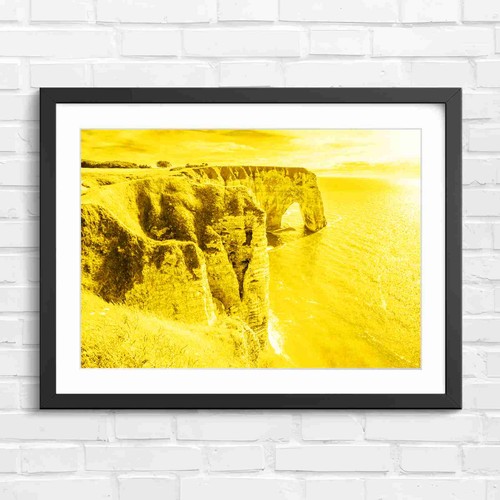 Natural stone arch cliff - stone, ocean