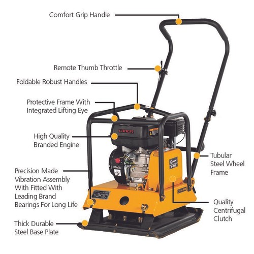 Wacker plate compactor - plate,