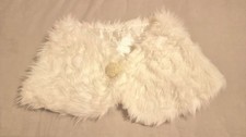 Women's Ivory Faux Fur Bridal