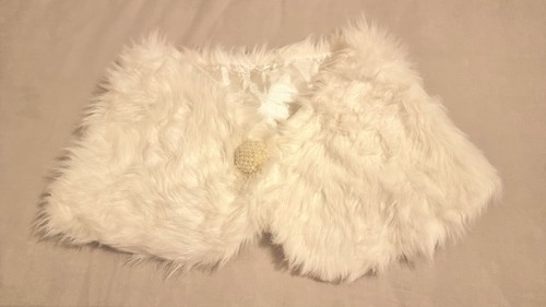 Women ivory faux fur bridal - women's,