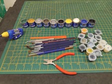 Job Lot Revell Paints/Glue/Brushes & More, Assembly Kit BK04M19854