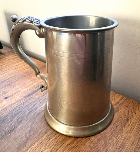 Hand crafted pewterware made - hand, .
