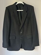 Mens Wool Jacket Grey Tweed