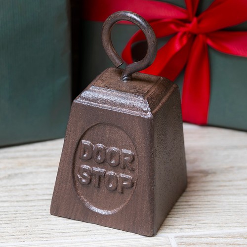 Cast iron door stop - iron,