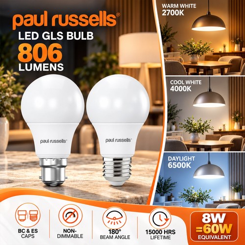 Led gls light bulbs 60w - led,