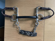 Rubber Pelham bit - 6 in