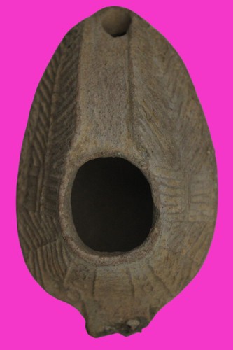 Ancient holy land oil lamp - ancient,