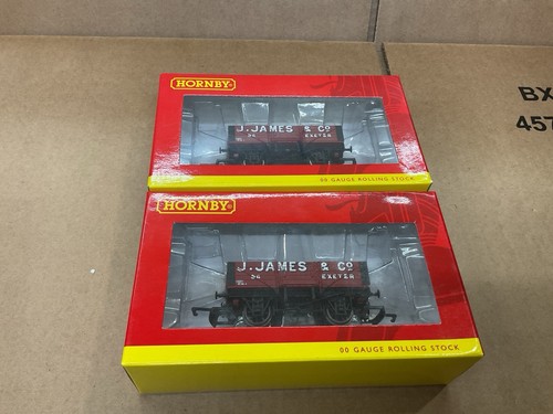 Hornby gauge plank wagons - hornby, oo