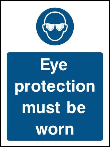 Eye protection must worn - protection,
