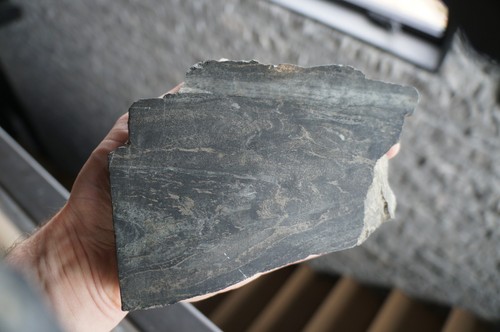Gold ore sample from - , the