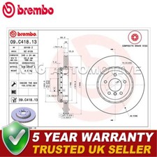 Brembo Rear Brake Disc Fits