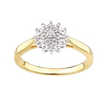 9ct Yellow Gold on Silver Real