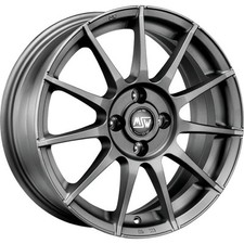 MSW Smart 453 Fortwo Forfour Alloy Wheels 16 Inch Grey By OZ MSW 85 Whole Set