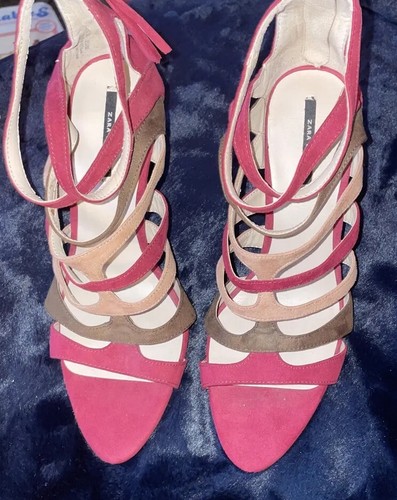 Zara strappy pink - zara,