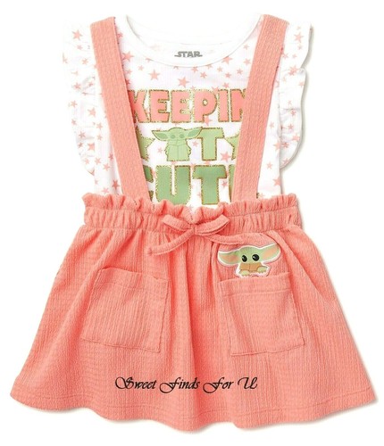 Baby yoda girls top skirt - baby,