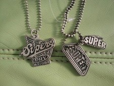 Job Lot Bundle of 2 x Superdry Necklaces Chains Jewellery for Men & Women. BNWT