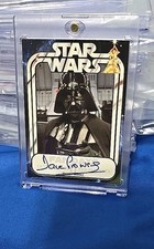 Star Wars  2008  DARTH VADER AUTOGRAPH/ Dave Prowse Autographed Card