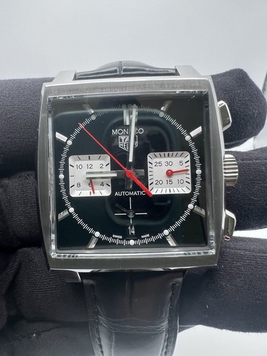 Tag heuer monaco black dial - monaco,