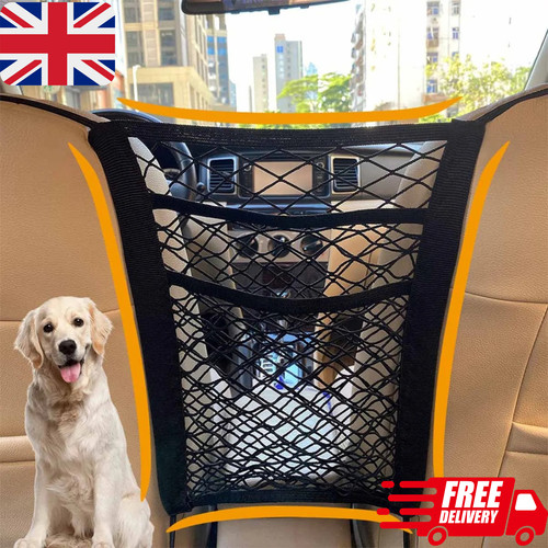Car dog barrier net rear - dog, seat