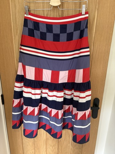 Brora patchwork midi skirt - , uk
