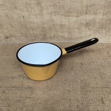 Enamel Pan With Lip - Milk Pan - Vintage