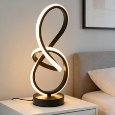 Spiral LED Table Lamp Modern