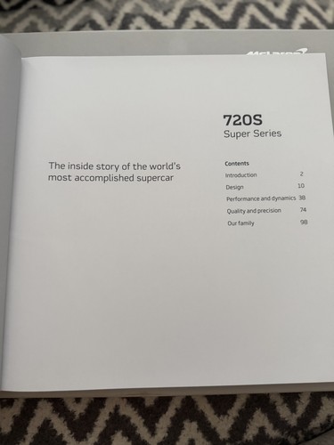 Mclaren 720s owners - owners, book