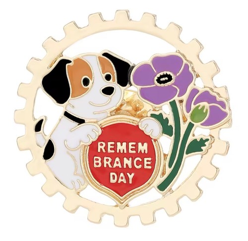 Purple poppy dog - purple,