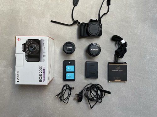 Canon eos 200d - eos, black