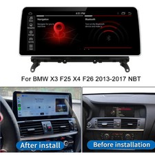 For BMW X3 F25 X4 F26 NBT Android 13 Screen Carplay Upgrade Display Radio GPS 4G