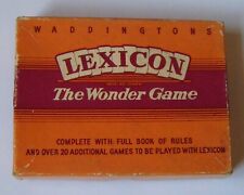 LEXICON Vintage Crossword Game