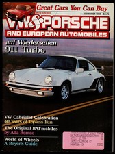DECEMBER 1989 VW & PORSCHE MAGAZINE, 911 TURBO, 40 YEARS VW CABRIOLET, BMW 2002