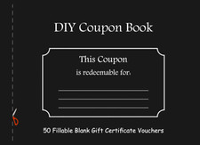 DIY Coupon Book: 50 Fillable