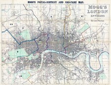 c1857 MOGG'S POSTAL DISTRICT