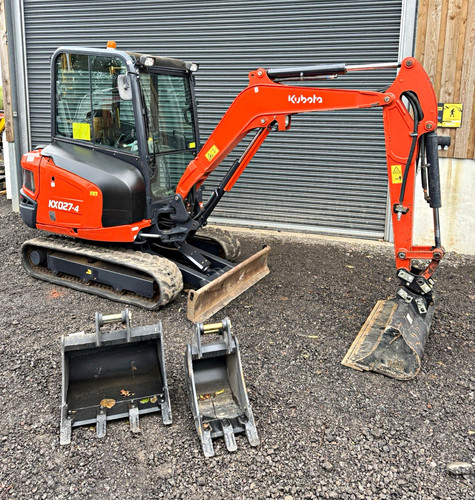 Kubota kx027 mini excavator - kubota,