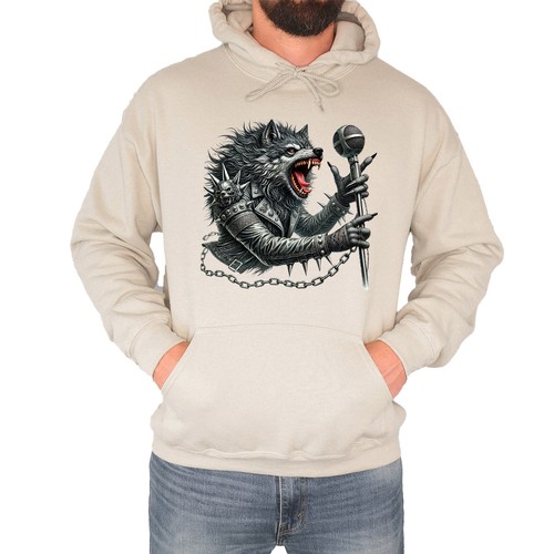 Gothic wolf rocker - gothic, mens